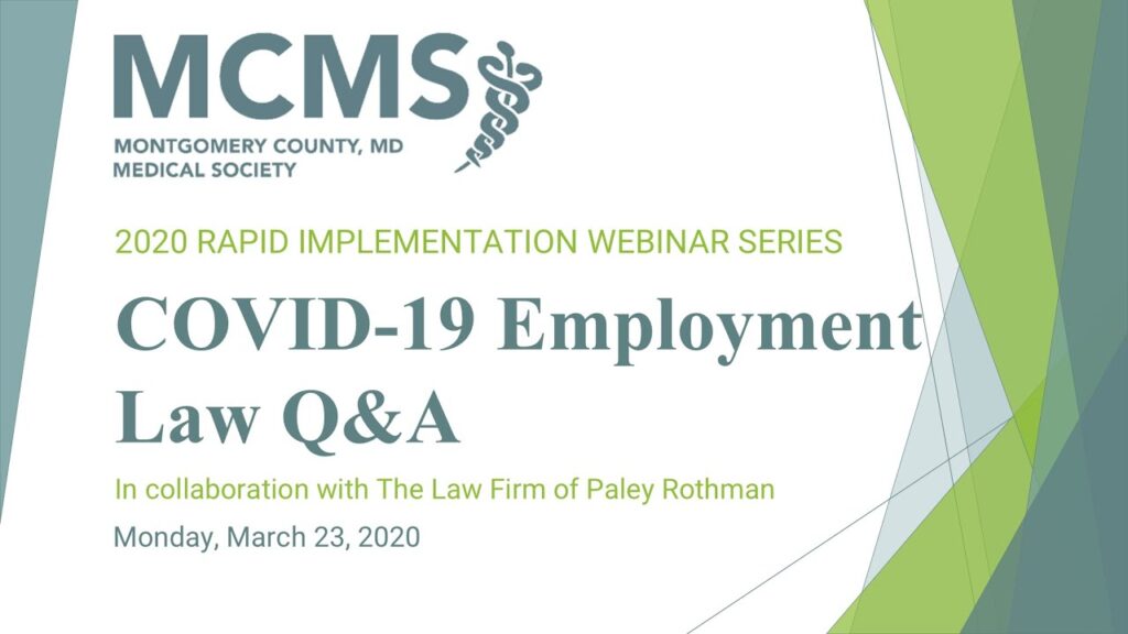 COVID-19 Employment Law Q&A